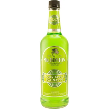 Mr. Boston Sour Apple Schnapps 1L