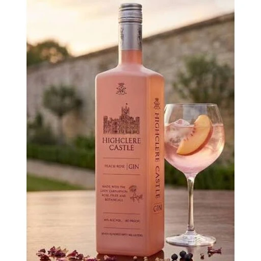 Highclere Castle Peach Rose Gin 750ml