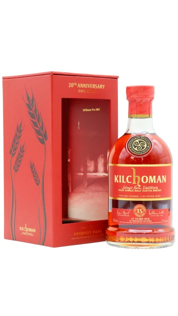 Kilchoman - 15 year old 20th Anniversary Cask Series Sherry Cask Single Malt Scotch Whisky 70cl 52.7% ABV