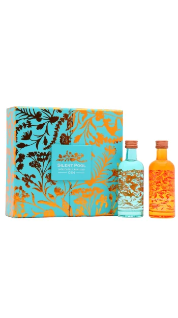 Silent Pool - Original & Rare Citrus Gin 5cl x 2 43% ABV Miniature Gift Pack