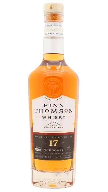 Inchgower - 17 year old Finn Thomson Single Sherry Cask Single Malt Scotch 2009 Whisky 70cl 44.8% ABV