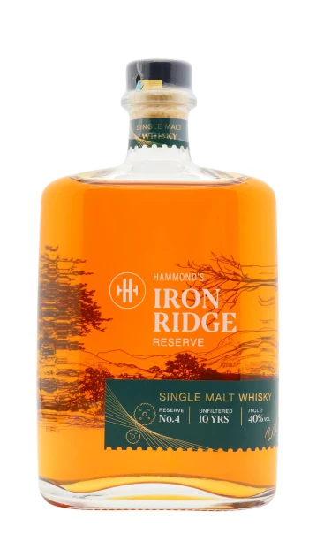 Hammonds - 10 year old Iron Ridge Reserve No.4 English Single Malt Whisky 70cl 40% ABV (Richard Hammond)