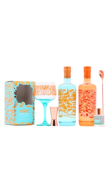 Silent Pool - Original & Citrus Gin 70cl 43% ABV Home Bar Bundle