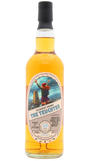 Ben Nevis - 10 year old Decadent Drinks 'The Teuchter' Batch #4 Single Malt Scotch 2016 Whisky 70cl 47% ABV