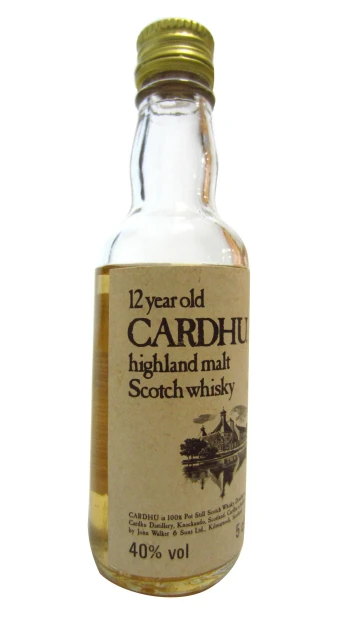 Cardhu - 12 year old Highland Malt Whisky 5cl 40% ABV Miniature