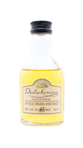 Dalwhinnie - 15 year old Highland Single Malt Scotch Whisky 5cl 43% ABV Miniature