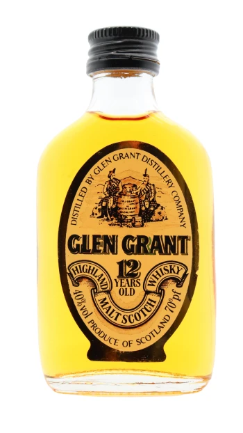 Glen Grant - 12 year old Highland Malt Scotch Whisky 5cl 40% ABV Miniature