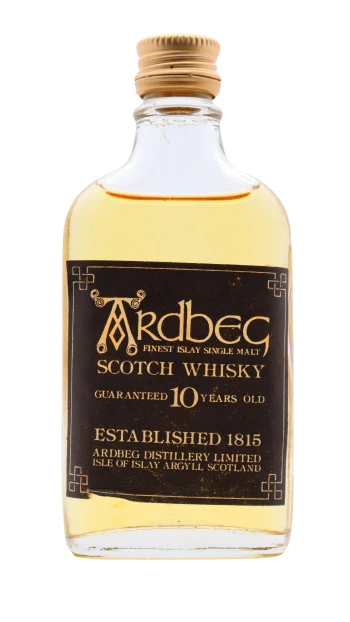 Ardbeg - 10 year old Finest Islay Single Malt Whisky 5cl 40% ABV Miniature