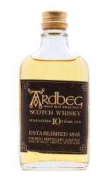 Ardbeg - 10 year old Finest Islay Single Malt Whisky 5cl 40% ABV Miniature