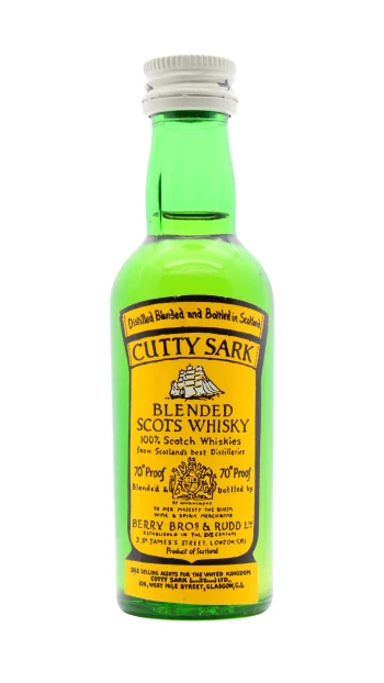 Cutty Sark - Blended Scotch Whisky 5cl 40% ABV Miniature