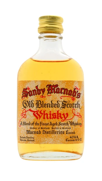 Lochside (silent) - Sandy Macnab's Old Blended Whisky 5cl 43% ABV Miniature