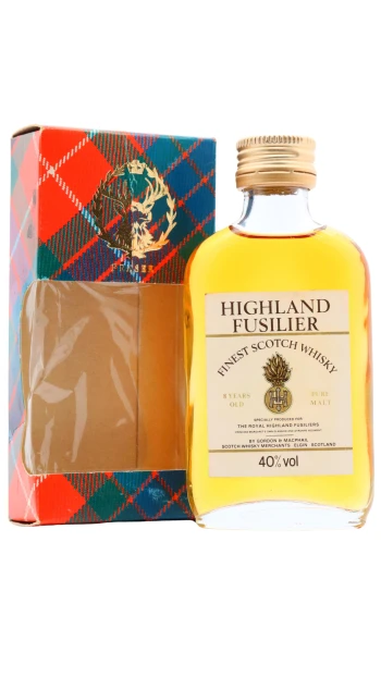 Highland Fusilier - 8 year old Finest Scotch Blended Whisky 5cl 40% ABV Miniature