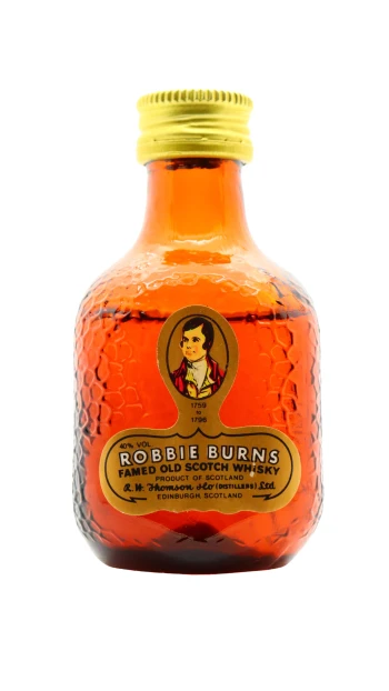 Robbie Burns - Famed Old Scotch Whisky 5cl 40% ABV Miniature- (Old Bottling)