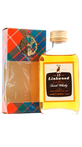 Linkwood - 15 year old Gordon & MacPhail Single Malt Scotch Whisky 5cl 40% ABV Miniature