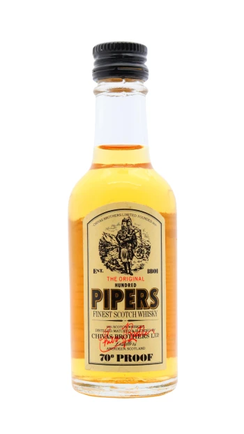 Chivas Regal - 100 Pipers Whisky 5cl 40% ABV Miniature