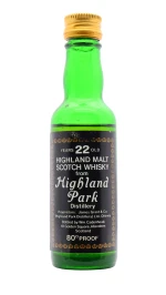 Highland Park - 22 year old Cadenhead's Single Malt Scotch Whisky 5cl 40% ABV Miniature