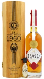 North British - 58 year old The Incorporation Edition Single Grain Scotch 1960 Whisky 70cl + 5cl 51.6% ABV & Miniature