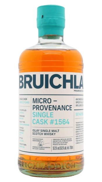 Bruichladdich - 11 year old Micro Provenance Single Jurancon Wine Cask #1564 Whisky 70cl 56.5% ABV