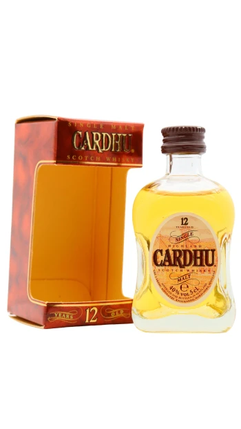 Cardhu - 12 year old Speyside Single Malt Scotch Whisky 5cl 40% ABV Miniature
