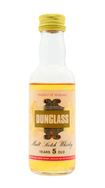 Dunglass (silent) - 5 year old Lowland Pure Malt Scotch Whisky 5cl 40% ABV Miniature