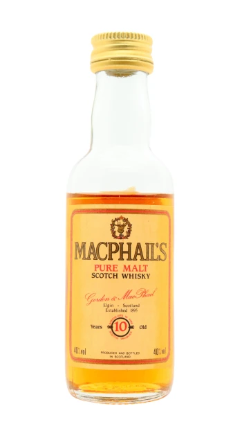 Macphail's - 10 year old Pure Malt Scotch Whisky 5cl 40% ABV Miniature