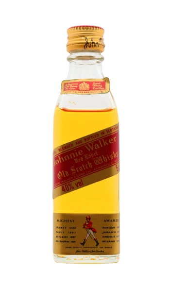 Johnnie Walker - Red Label Blended Scotch Whisky 5cl 40% ABV Miniature- (1970's Bottling)