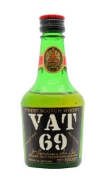 VAT 69 - Finest Blended Scotch Whisky 5cl 40% ABV Miniature- (Old Bottling)