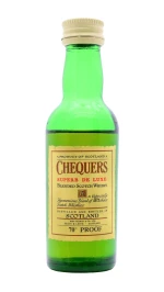 Chequers - Superb De Luxe Blended Scotch Whisky 5cl 40% ABV Miniature