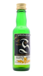 Springbank - 12 year old Campbeltown Single Malt Scotch Whisky 5cl 46% ABV Miniature- (1970's Bottling)