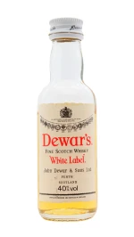 Dewar's - White Label Blended Scotch Whisky 5cl 40% ABV Miniature