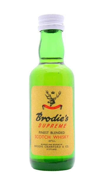 Brodie's Supreme - Blended Scotch Whisky 5cl 40% ABV Miniature