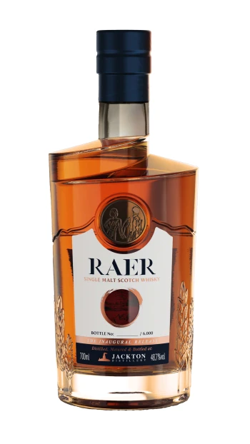 Jackton Distillery - Raer - Inaugural Lowland Single Malt Scotch Whisky 70cl 48.7% ABV