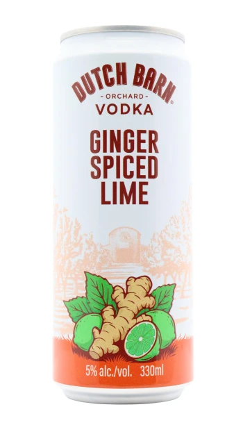 Dutch Barn - Ginger Spiced Lime Cocktail 330ml 5% ABV (Ricky Gervais)