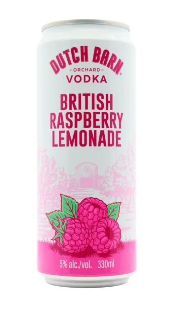 Dutch Barn - British Raspberry Lemonade Cocktail 330ml 5% ABV (Ricky Gervais)