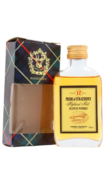 Pride of Strathspey - 12 year old Gordon & MacPhail Highland Malt Scotch Whisky 5cl 40% ABV Miniature