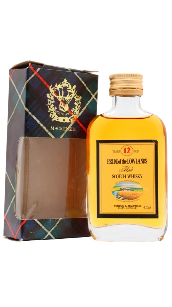Pride of the Lowlands - 12 year old Gordon & MacPhail Malt Scotch Whisky 5cl 40% ABV Miniature