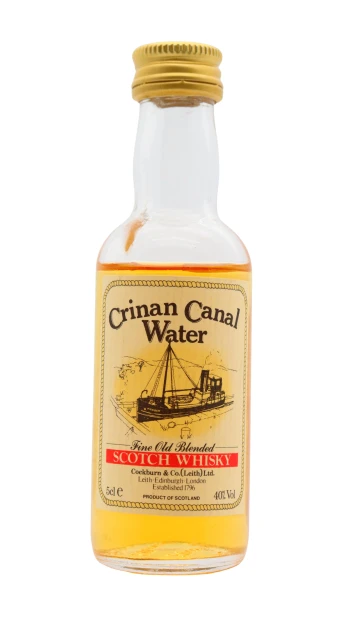 Crinan Canal Water - Fine Old Blended Scotch Whisky 5cl 40% ABV Miniature