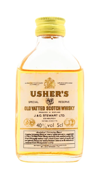 Usher's - Old Vatted Scotch Whisky 5cl 40% ABV Miniature