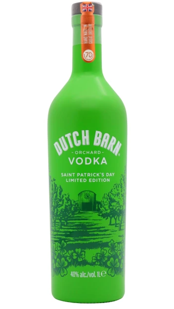 Dutch Barn - St. Patrick's Day Limited Edition Orchard Vodka 100cl 40% ABV (Ricky Gervais)