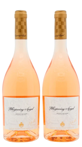 Whispering Angel - 20th Vintage Limited Edition Provence Rose 2025 Wine 75cl x 2 13% ABV (2 x 75cl)