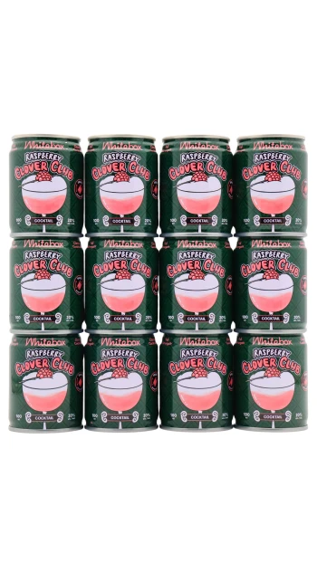 Whitebox - Raspberry Clover Club Cocktail 10cl x 12 20% ABV (12 x 100ml)