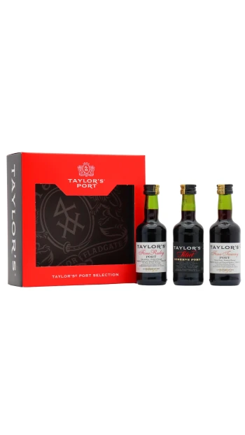 Taylor's - Ruby- Tawny & Special Reserve Port 5cl x 3 20% ABV Miniature Gift Pack