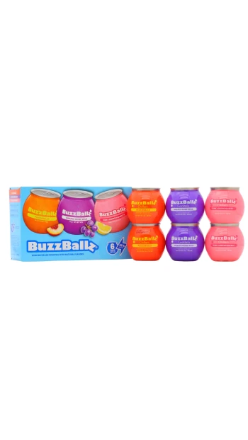 BuzzBallz - Fruity Evergreen Pack Cocktail 20cl x 6 15% ABV (6 x 20cl)