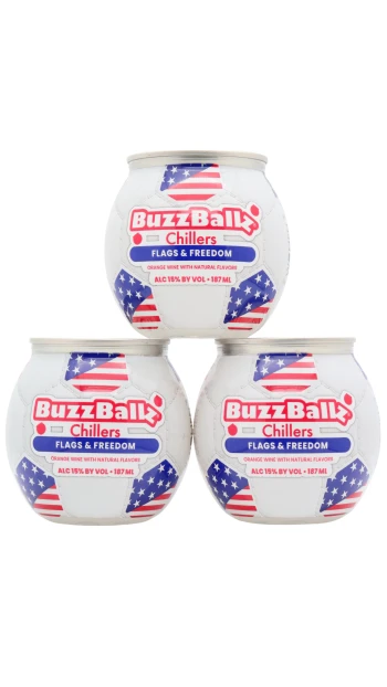 BuzzBallz - Limited Edition USA 2026 World Cup Pineapple Orange Cocktail 20cl x 3 15% ABV (3 x 20cl)