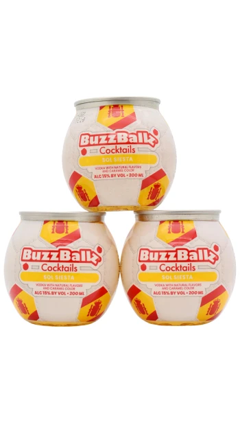 BuzzBallz - Limited Edition Spain 2026 World Cup White Sangria Cocktail 20cl x 3 15% ABV (3 x 20cl)