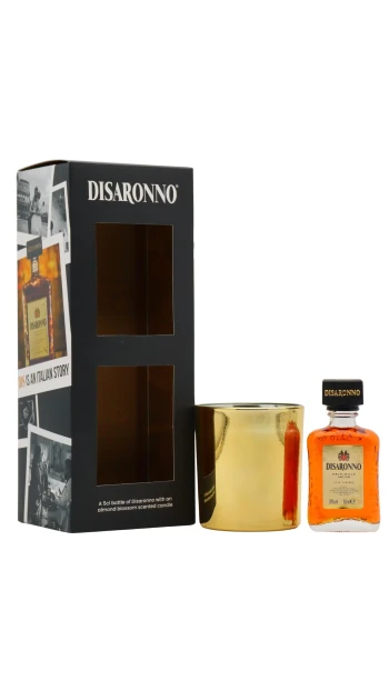 Disaronno - Original Liqueur 5cl 28% ABV Scented Candle Gift Pack