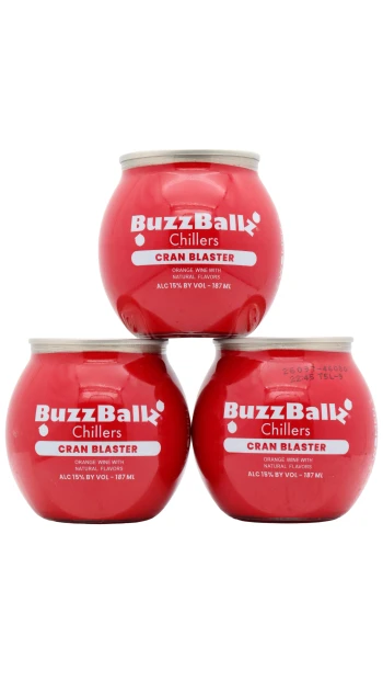 BuzzBallz - Cran Blaster Cocktail 20cl x 3 13.5% ABV (3 x 20cl)