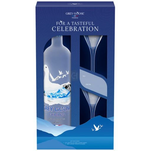Grey Goose Vodka Gift Set 1.75L
