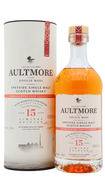 Aultmore - 15 year old Ruby Marsala Cask  2007 Whisky 70cl 46% ABV