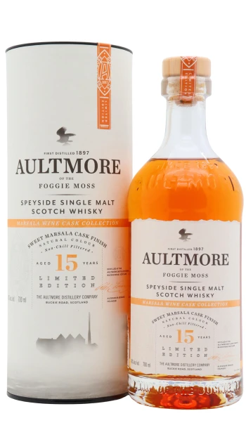 Aultmore - 15 year old Sweet Marsala Cask 2007 Whisky 70cl 46% ABV